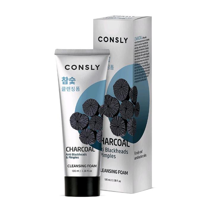 кремовая для умывания с древесным углем против черных точек 100мл