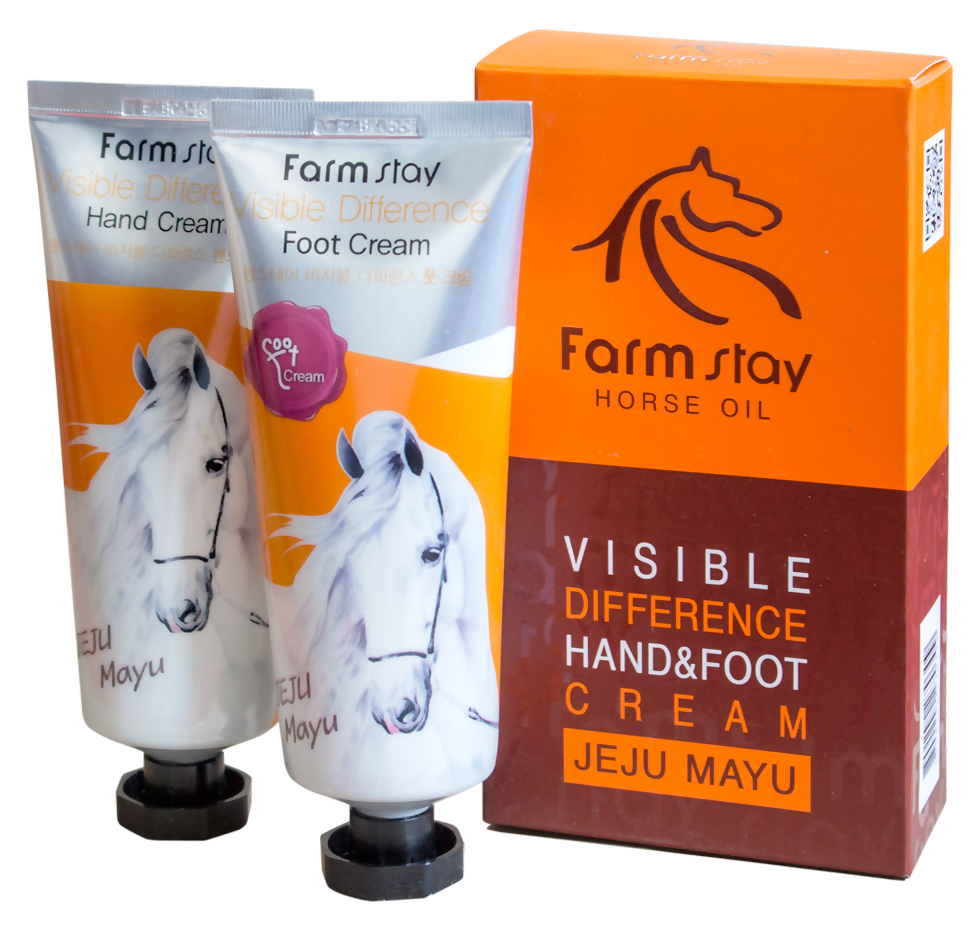Крем для рук 100 г+ Крем для ног 100 г jeju mayu visible difference hand&foot cream
