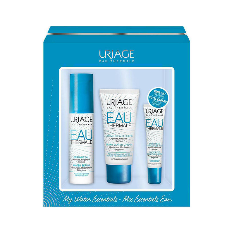 uriage Набор eau thermale Сыворотка 30 мл + Крем 40 мл + Крем для контура глаз 15 мл
