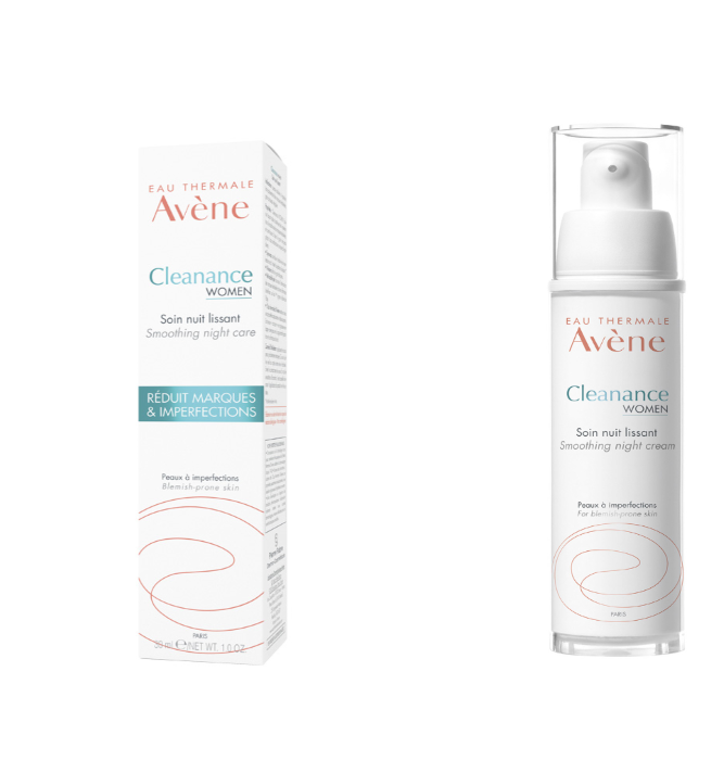 avene cleanance women Крем ночной разглаживающий 30 мл