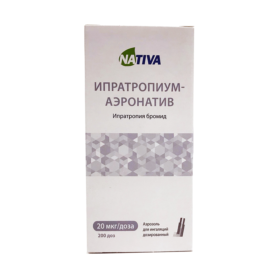 аэрозоль для ингаляций 20 мкг/доза 200 доз Натива