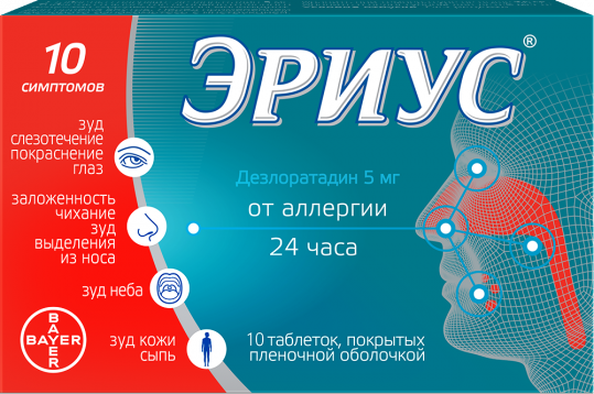 таблетки покртые пленочной оболочкой 5 мг 10 шт.