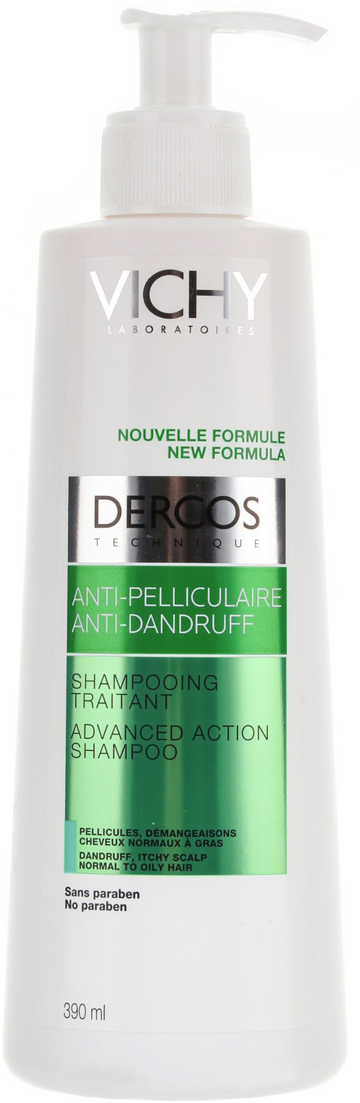 Шампунь-уход интенсивный против перхоти для жирной кожи головы 390 мл