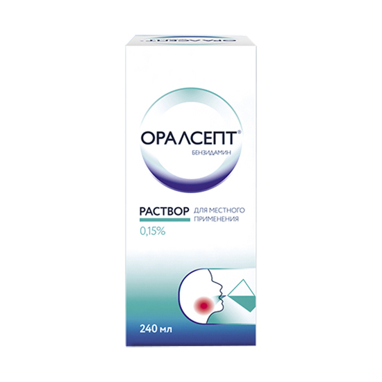 раствор для местного применения 0,15% 240 мл