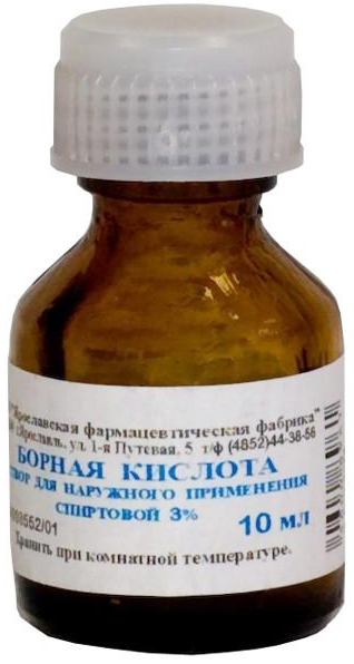 раствор для местного применения спиртовой 3% флакон 10 мл