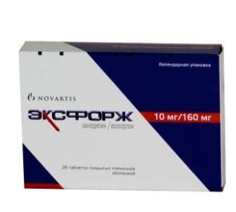таблетки покрытые пленочной оболочкой 10 мг+160 мг 28 шт.