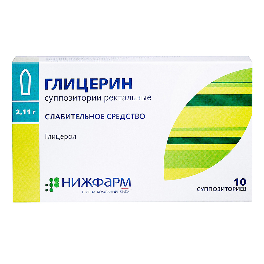 суппозитории ректальные 2,11 г 10 шт. Нижфарм