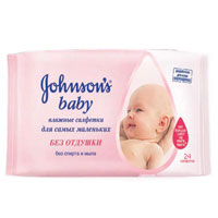 Johnson`s Baby Детские Салфетки для самых маленьких 24 шт.