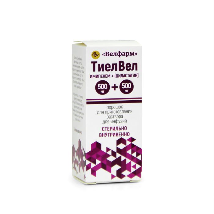 порошок для приготовления раствора для инфузий 500 мг+500 мг флакон на 20 мл 1 шт.