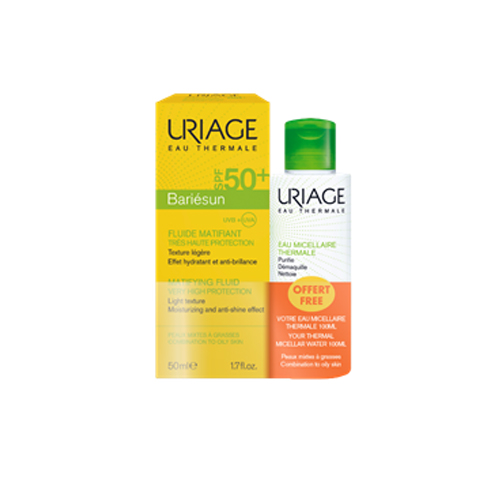 Набор Эмульсия матирующая spf50+ 50 мл + Мицеллярная вода очищающая 100 мл