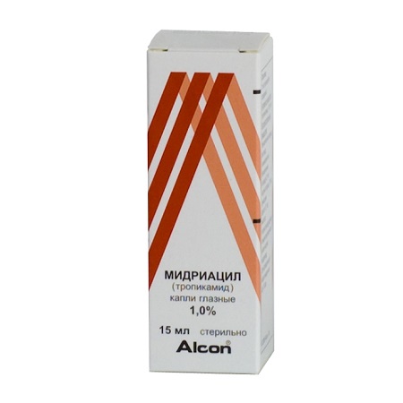 капли глазные 1% флакон-капельница 15 мл