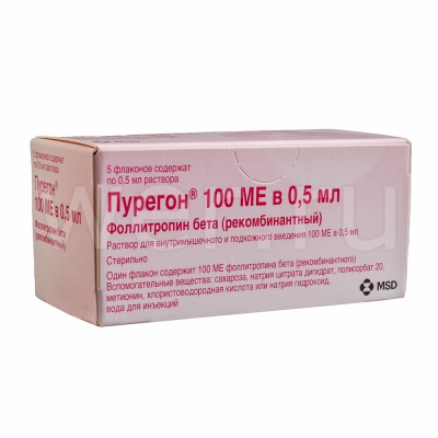 дубль 100МЕ/0,5мл №5 р-р для в/м и п/к введ. фл.