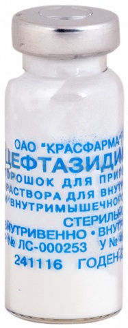 порошок для приготовления раствора для внутривенного и внутримышечного введения 1 г флакон 1 шт.