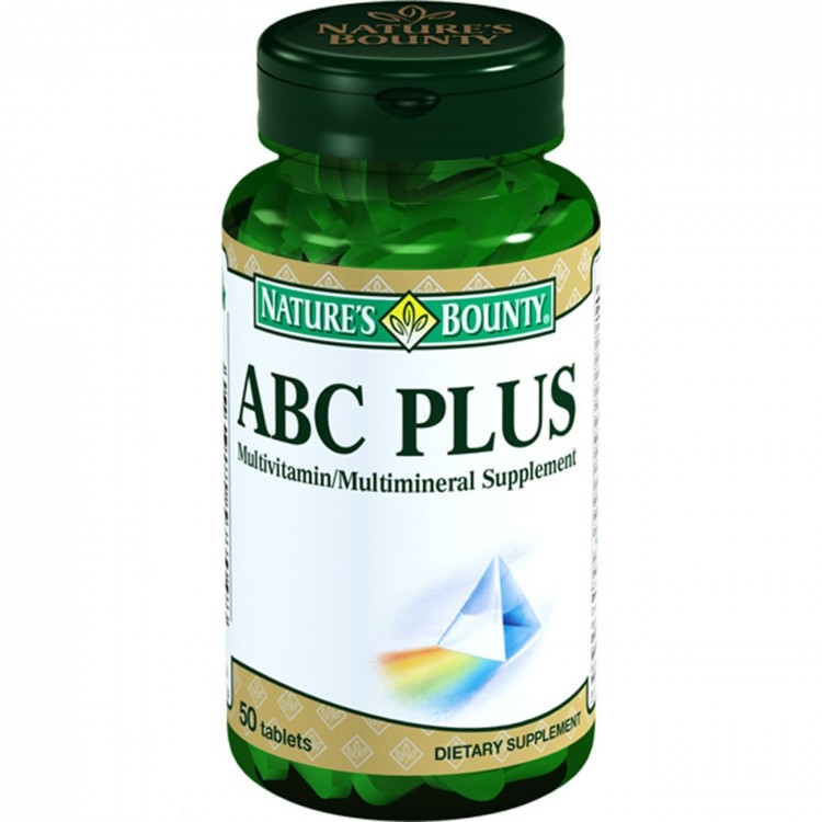 nature`s bounty Мультивитаминный комплекс abc плюс таблетки 50 шт. (БАД)