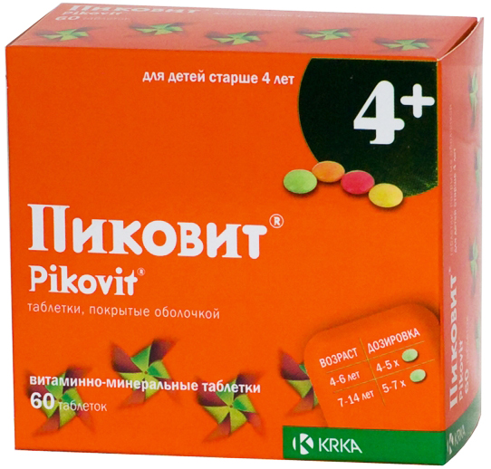 4+ таблетки покрытые облочкой 60 шт.