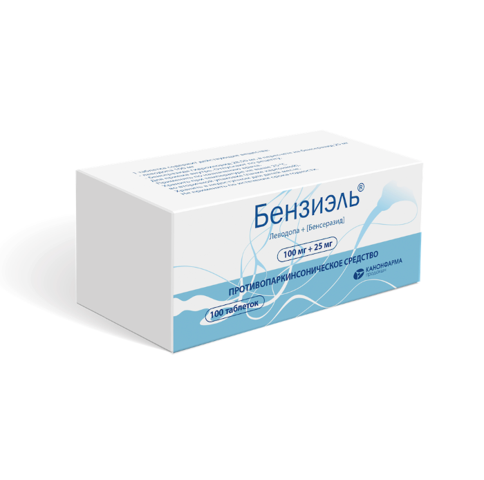 таблетки 100 мг+25 мг 100 шт.