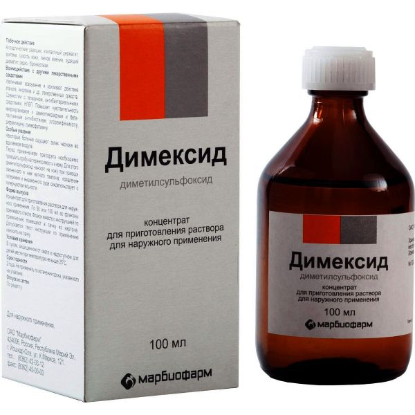 концентрат для приготовления раствора для наружного применения 100 мл