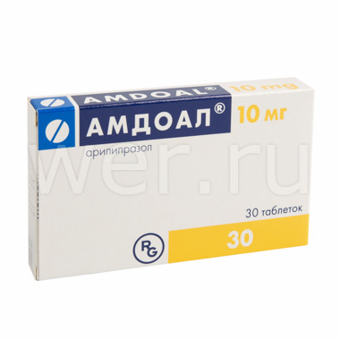 таблетки 10 мг 30 шт.