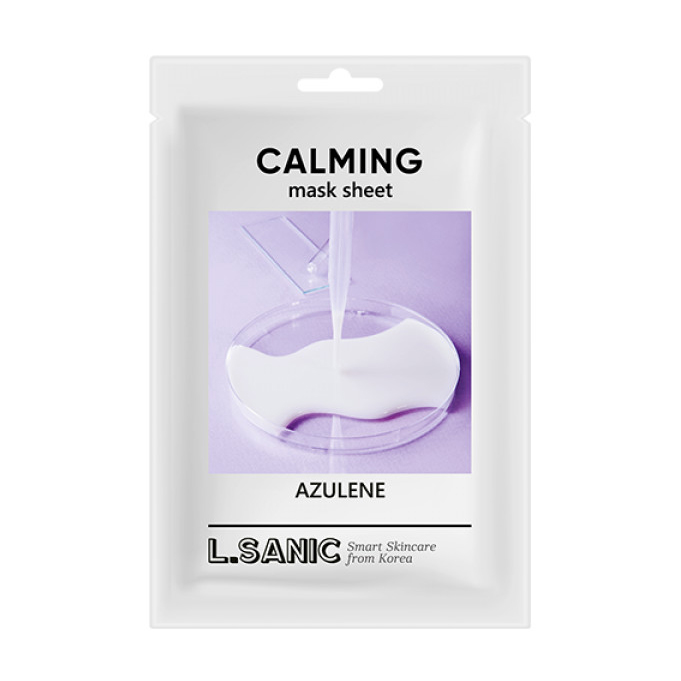 l`sanic Маска тканевая успокаивающая с азуленом 25 мл