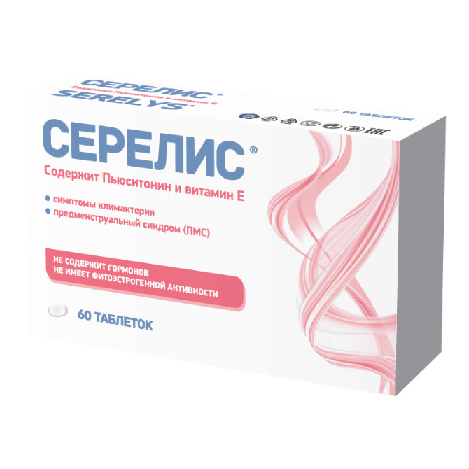 Серелис таблетки 378 мг 30 шт. (БАД)