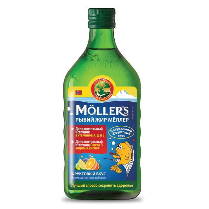 Меллер 250мл с фруктовым вкусом Норвегия (БАД)