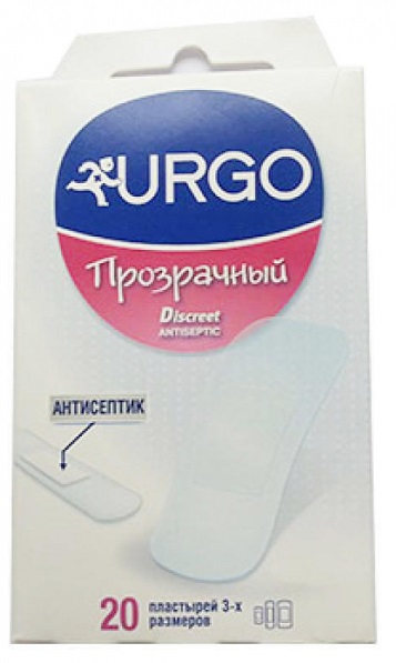 набор прозрачный 20 шт. urgo