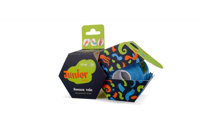 junior для детей 10-13 лет синий 4мх4см kinexib