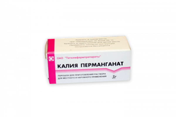 порошок для приготовления раствора для местного и наружного применения 3 г Татхимфармпрепараты