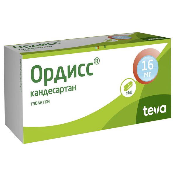 таблетки 16 мг 60 шт.