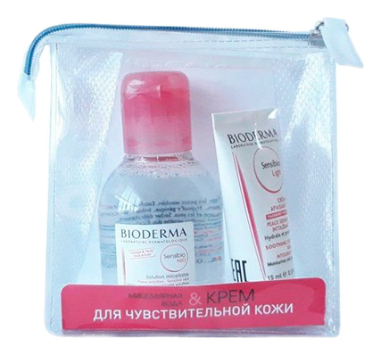sensibio Крем light 15 мл + Мицеллярная вода h2o 100 мл