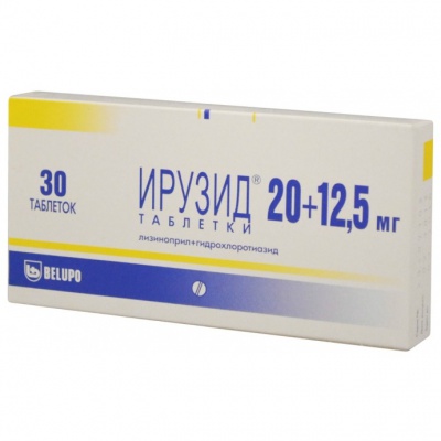 таблетки 20 мг+12,5 мг 30 шт.