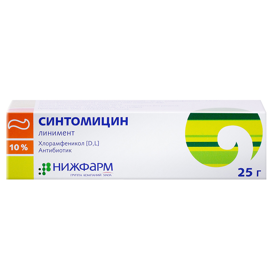 линимент 10% туба 25 г