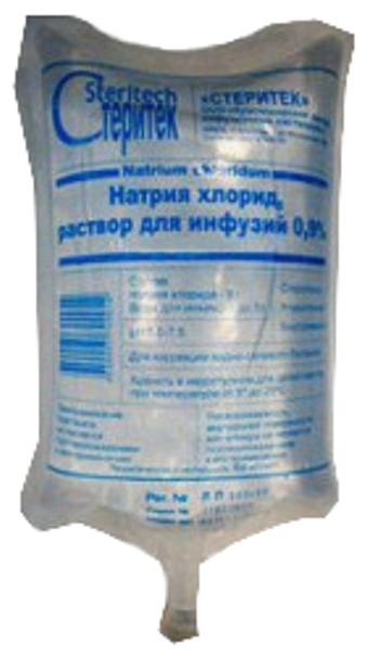 раствор для инфузий 0,9% полимерный контейнер 100 мл 32 шт. Краснодарский завод инфузионных растворов