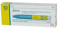 раствор для подкожного введения 250 мкг/мл 2,4 мл шприц-ручка 1 шт.
