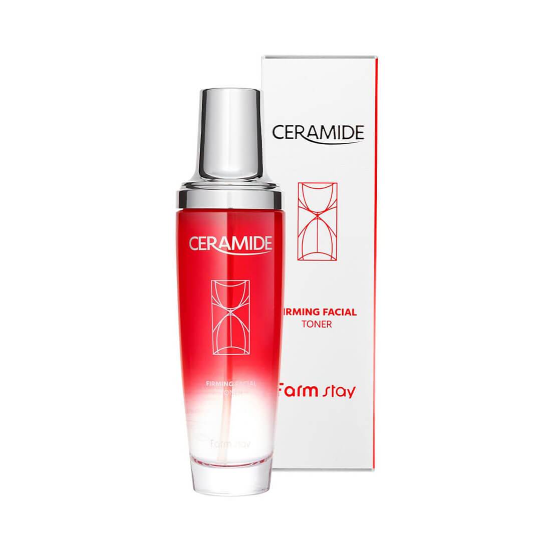farmstay Тонер д/лица укрепляющий с керамидами 130мл