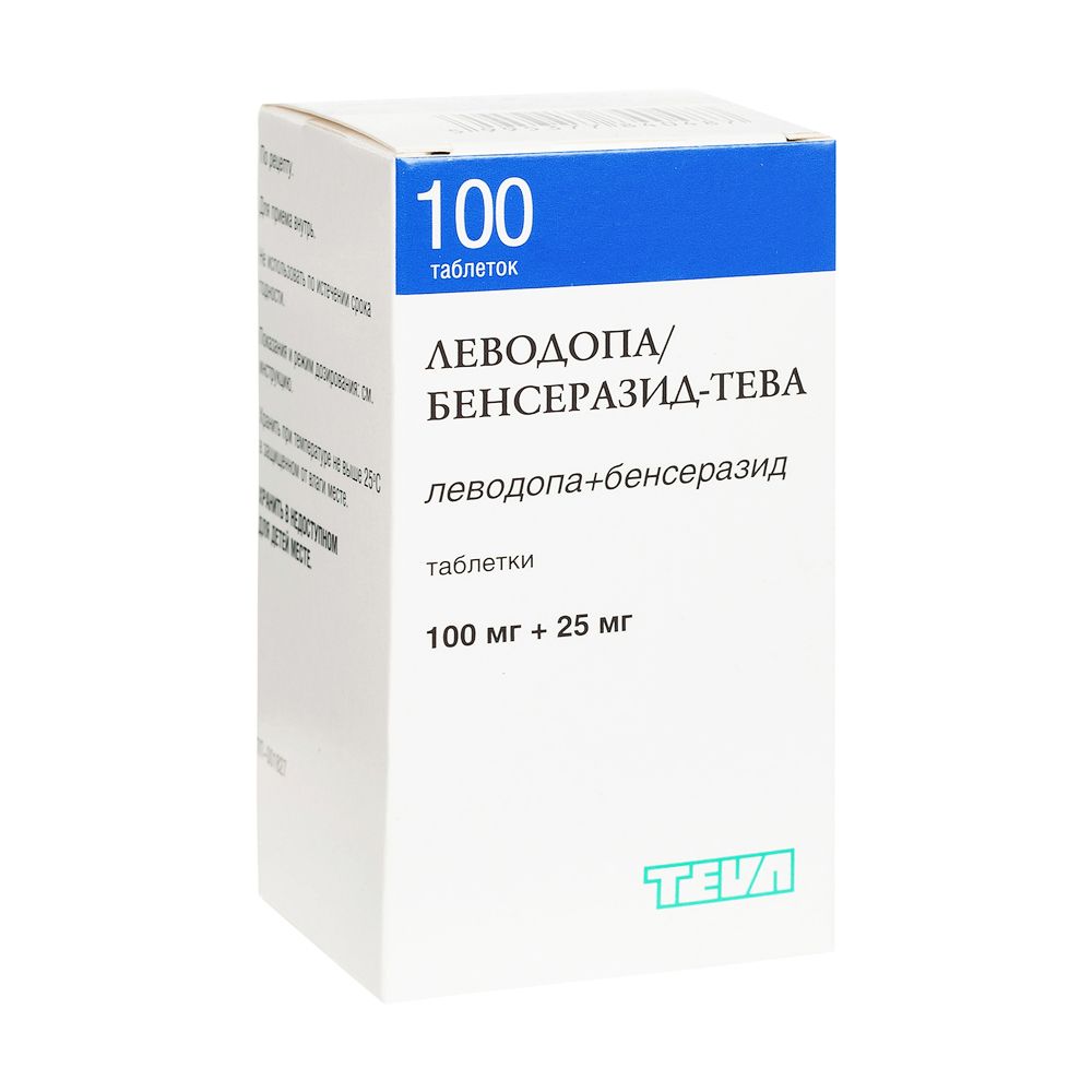 таблетки 100 мг+25 мг 100 шт.