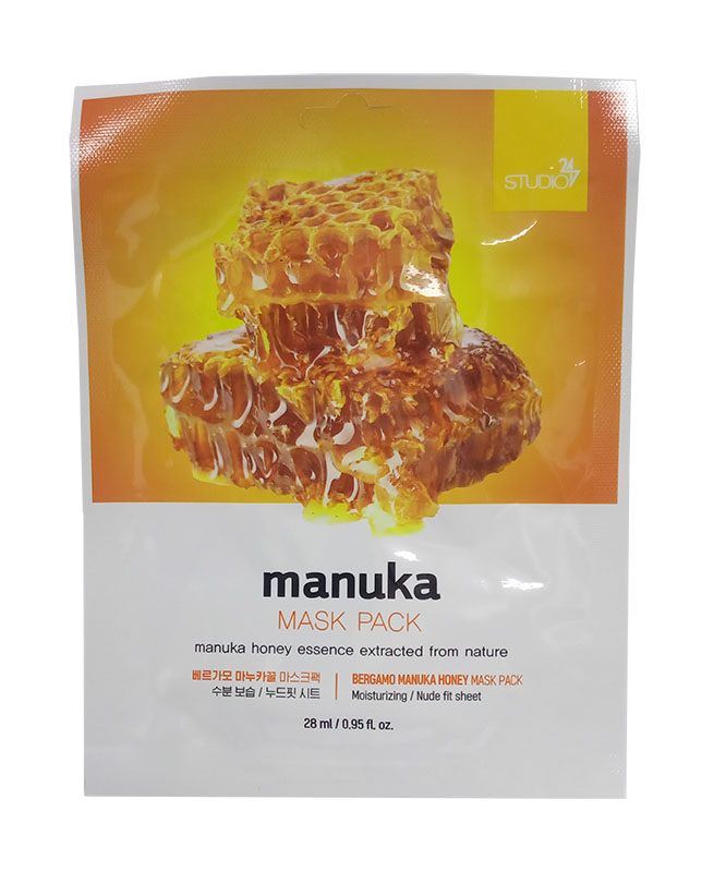 тканевая для лица с экстрактом меда манука 28мл