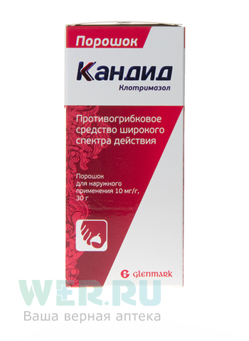 порошок для нуражного применения 1% флакон 30 г