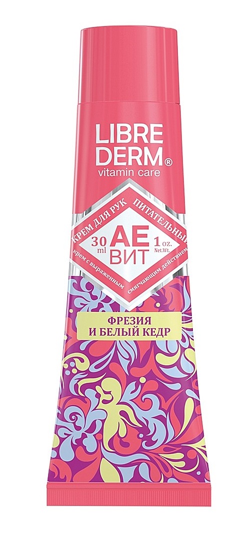 крем для рук 30 мл фрезия и белый кедр