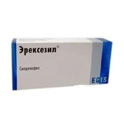 Эрексезил таблетки покрытые пленочной оболочкой 100 мг 4 шт.