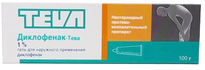 гель для наружного применения 1% туба 100 г Тева