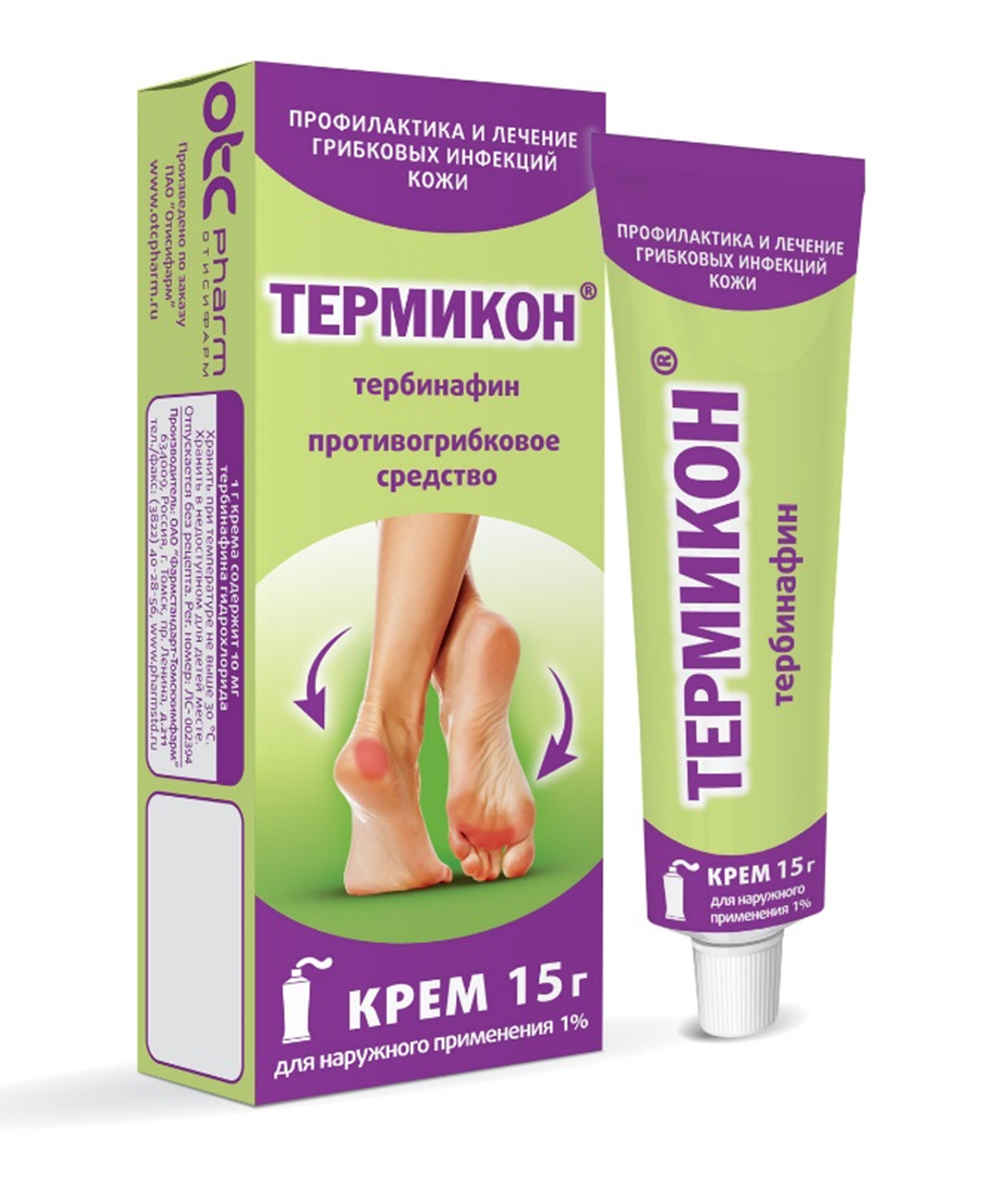 крем для наружного применения 1% таба 15 г