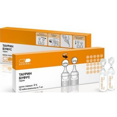 капли глазные 4% тюбик-капельница 1 мл 10 шт.