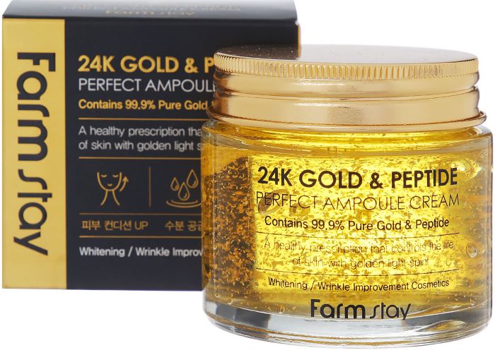 восстановление и регенерация с золотом и пептидами 80мл 24k gold&peptide