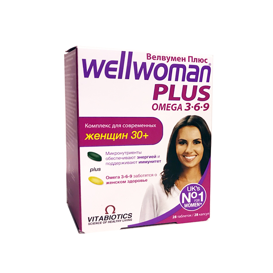 Плюс таблетки 28 шт.+капсулы 28 шт. (БАД)