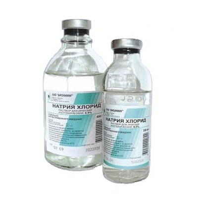 раствор для инфузий 0,9% флакон 500 мл 1 шт. Асфарма