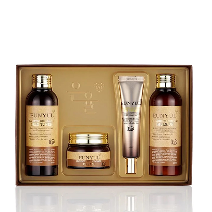 средств с муцином улитки snail intensive facial care 4 средства