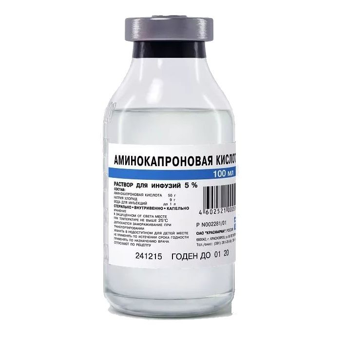 раствор для инфузий 5% флакон 100 мл