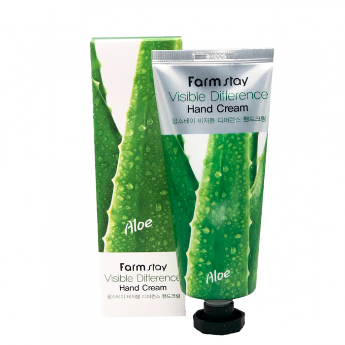 farmstay Крем д/рук с экстрактом алоэ 100г