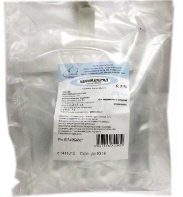 раствор для инфузий 0,9% флакон 250 мл 1 шт. Мосфарм